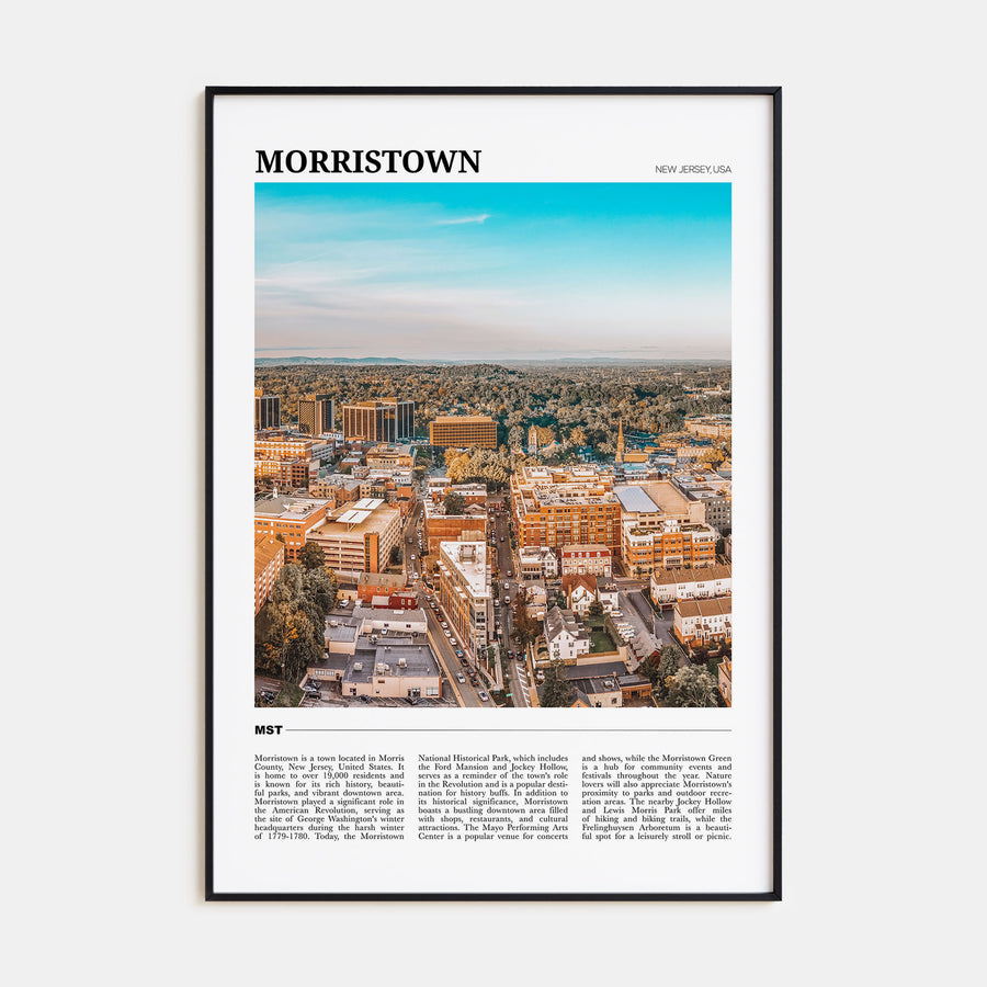 Morristown Travel Color Poster