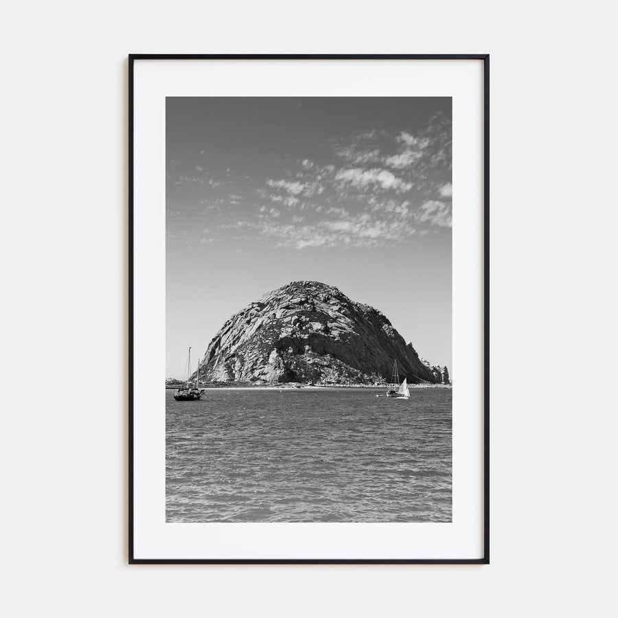 Morro Bay Photo B&W Poster