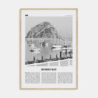 Morro Bay Travel B&W No 2 Poster