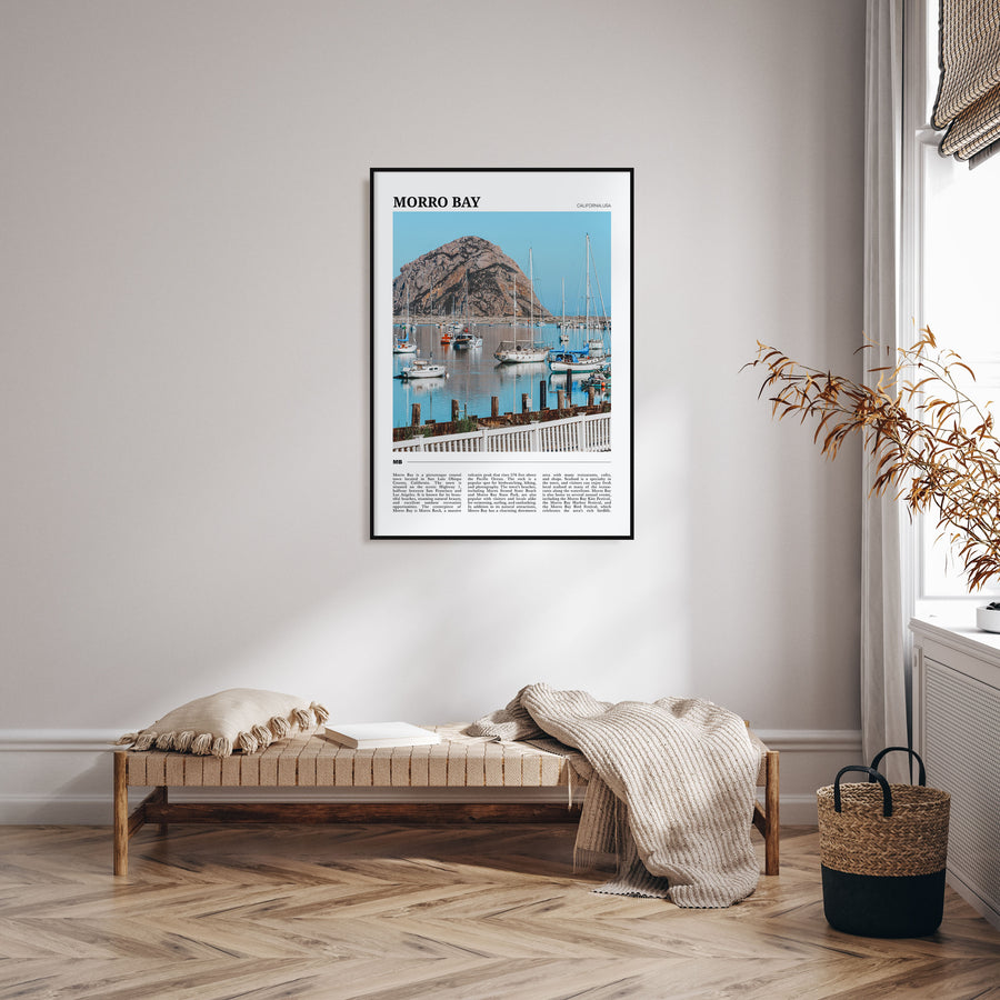Morro Bay Travel Color Poster