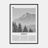 Morzine Travel B&W Poster