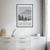 Morzine Travel B&W Poster