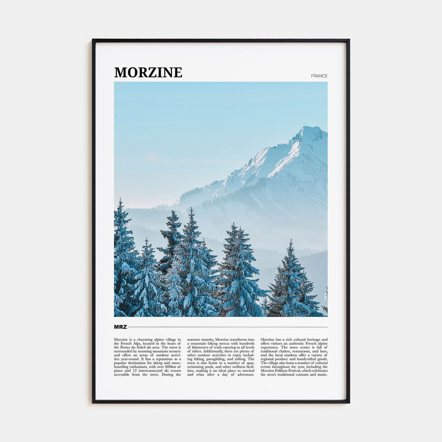 Morzine Travel Color Poster