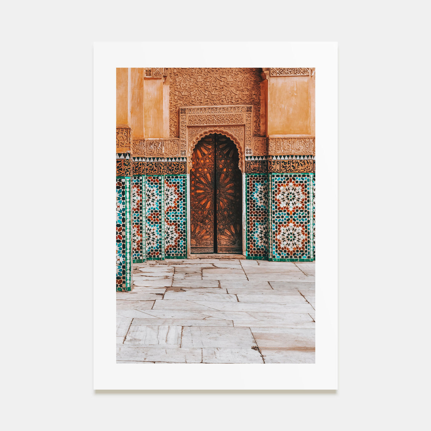 Mosaic Tiles Photo Color Poster