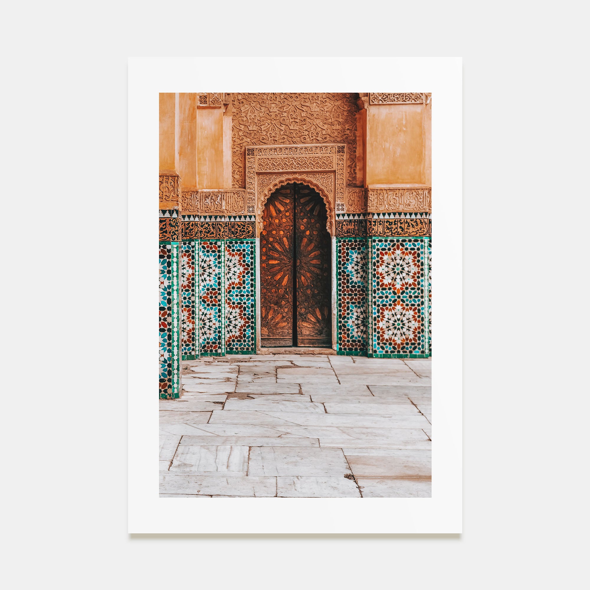 Mosaic Tiles Photo Color Poster