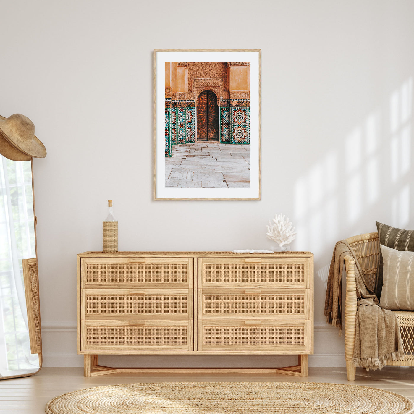 Mosaic Tiles Photo Color Poster