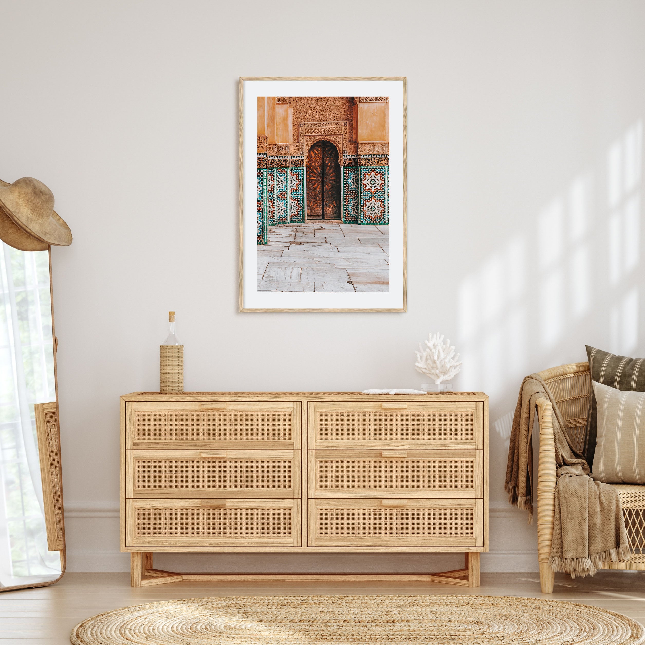 Mosaic Tiles Photo Color Poster