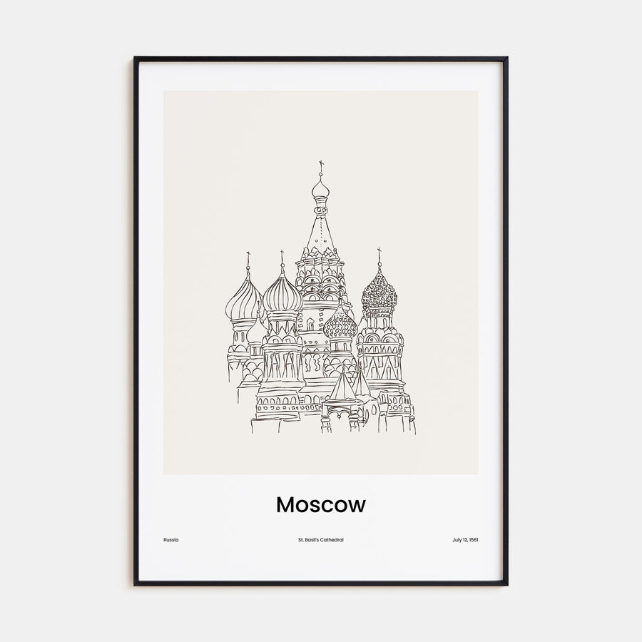 Moscow, Russia Drawn No 1 Poster