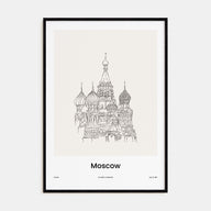 Moscow, Russia Drawn No 1 Poster