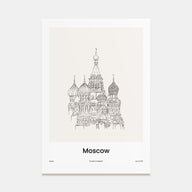 Moscow, Russia Drawn No 1 Poster