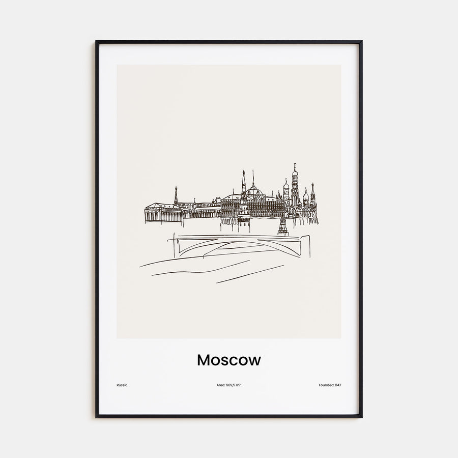 Moscow, Russia Drawn No 2 Poster