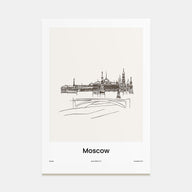 Moscow, Russia Drawn No 2 Poster