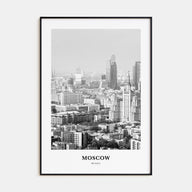 Moscow, Russia Portrait B&W No 2 Poster