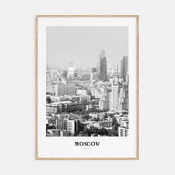 Moscow, Russia Portrait B&W No 2 Poster