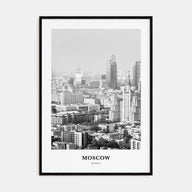 Moscow, Russia Portrait B&W No 2 Poster
