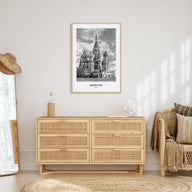 Moscow, Russia Portrait B&W No 3 Poster