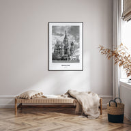 Moscow, Russia Portrait B&W No 3 Poster