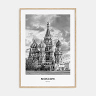 Moscow, Russia Portrait B&W No 3 Poster