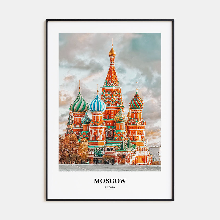 Moscow, Russia Portrait Color No 1 Poster