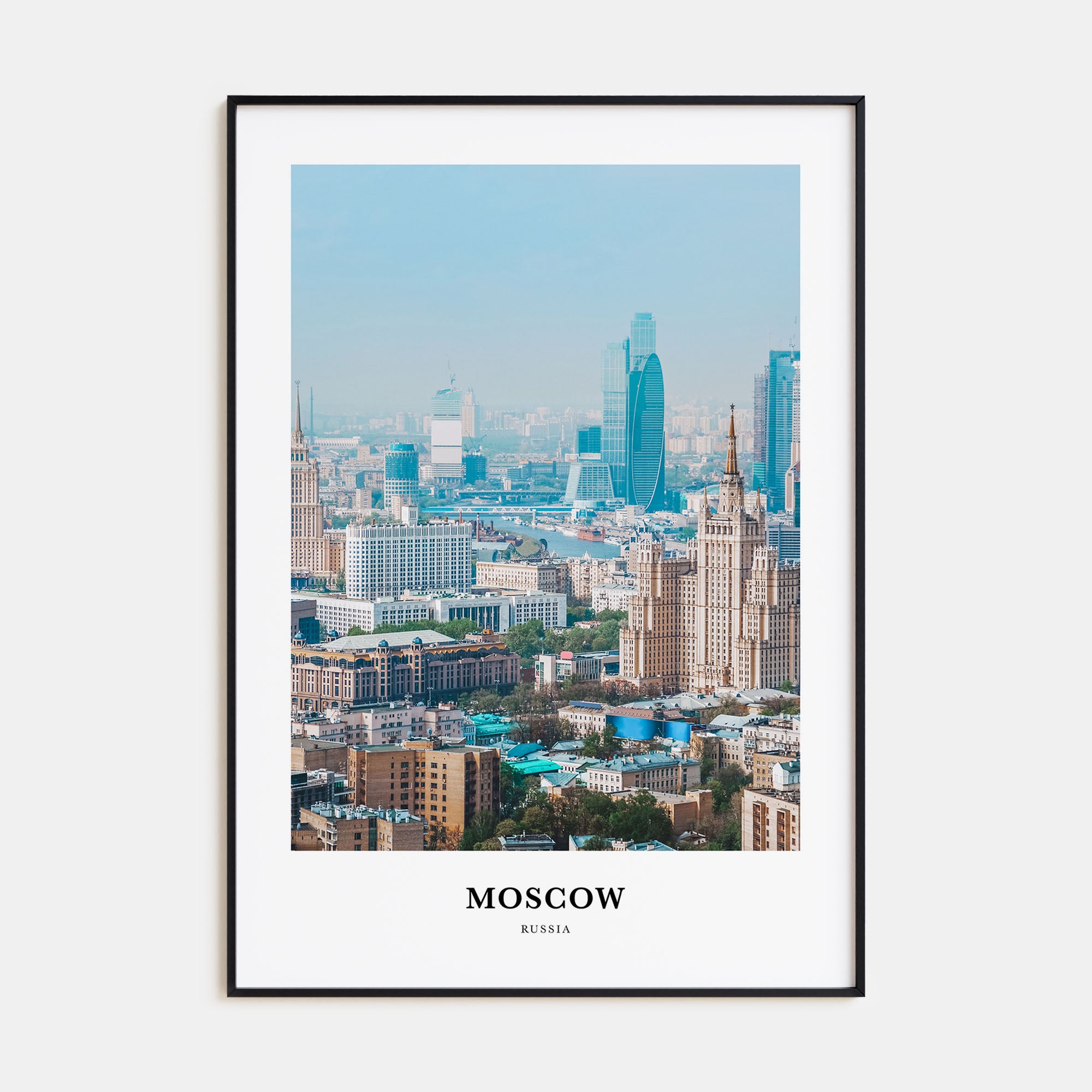 Moscow, Russia Portrait Color No 2 Poster