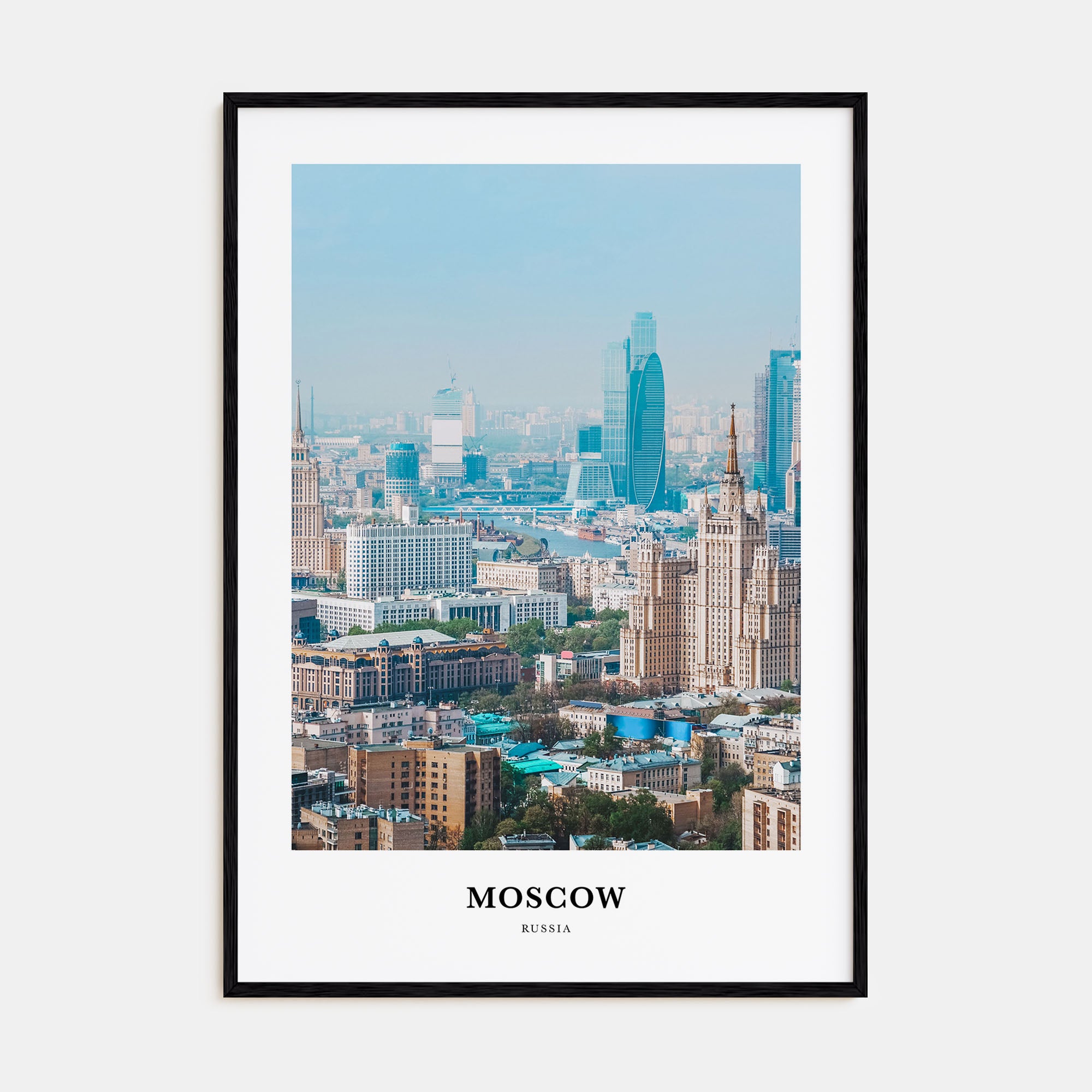 Moscow, Russia Portrait Color No 2 Poster