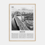 Moscow, Russia Travel B&W No 3 Poster