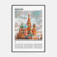 Moscow, Russia Travel Color No 1 Poster