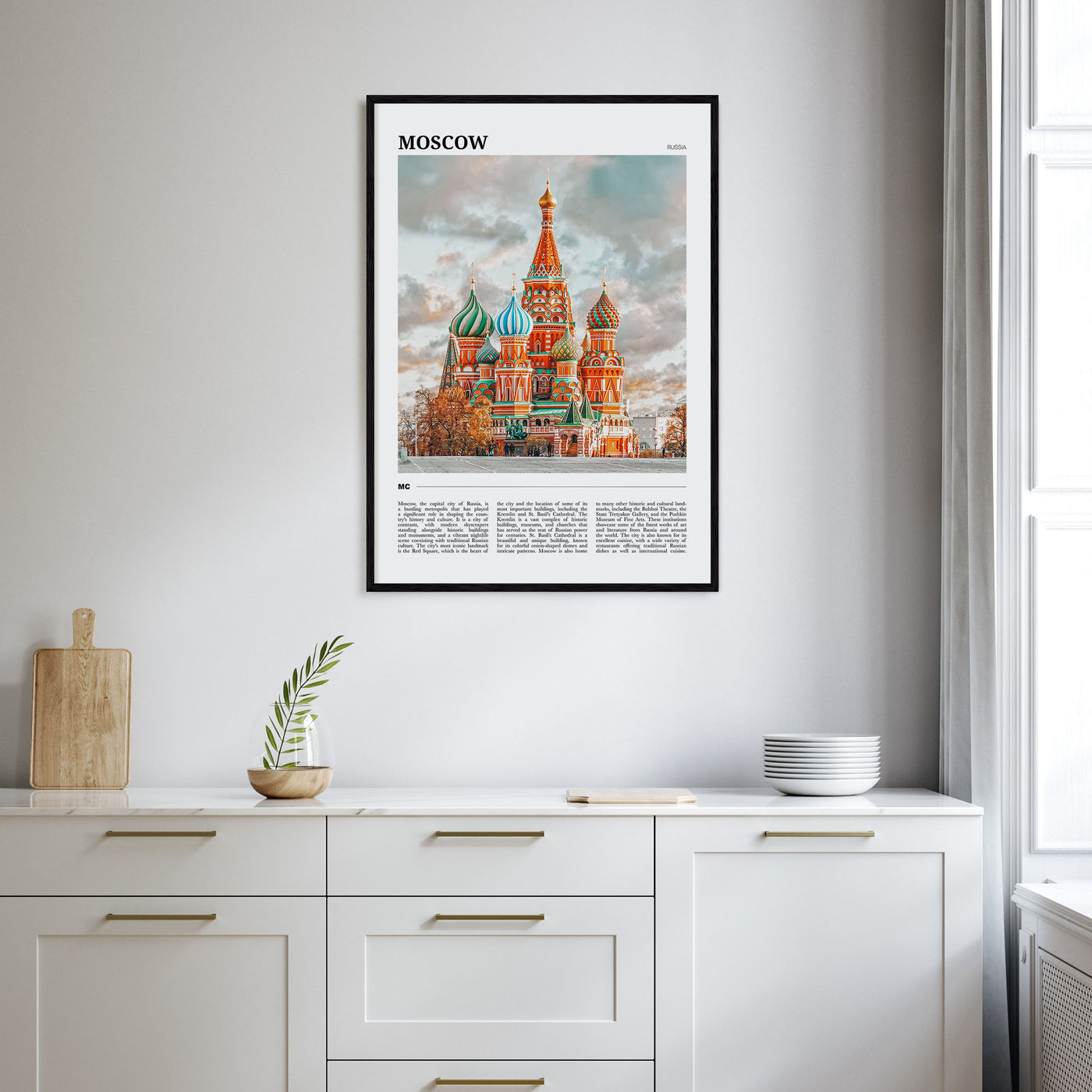 Moscow, Russia Travel Color No 1 Poster