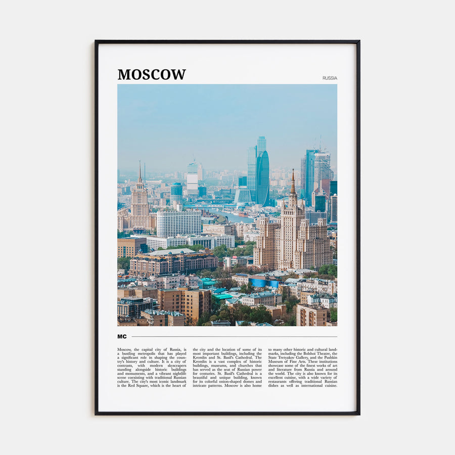 Moscow, Russia Travel Color No 2 Poster
