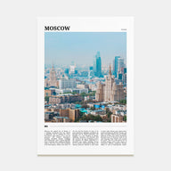Moscow, Russia Travel Color No 2 Poster