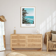 Moss Beach Portrait Color Poster