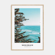 Moss Beach Portrait Color Poster