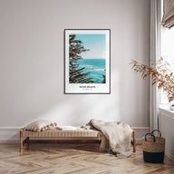 Moss Beach Portrait Color Poster