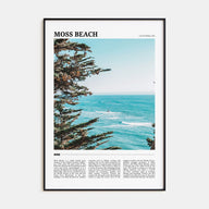 Moss Beach Travel Color Poster