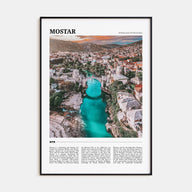 Mostar Travel Color Poster