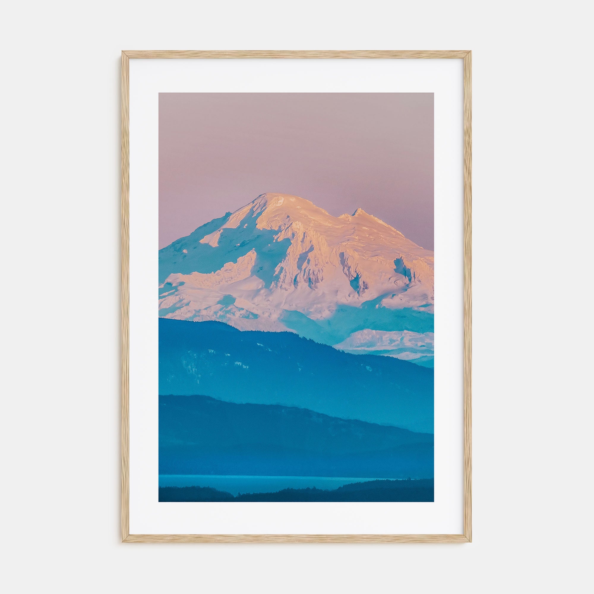 Mount Baker Photo Color Poster