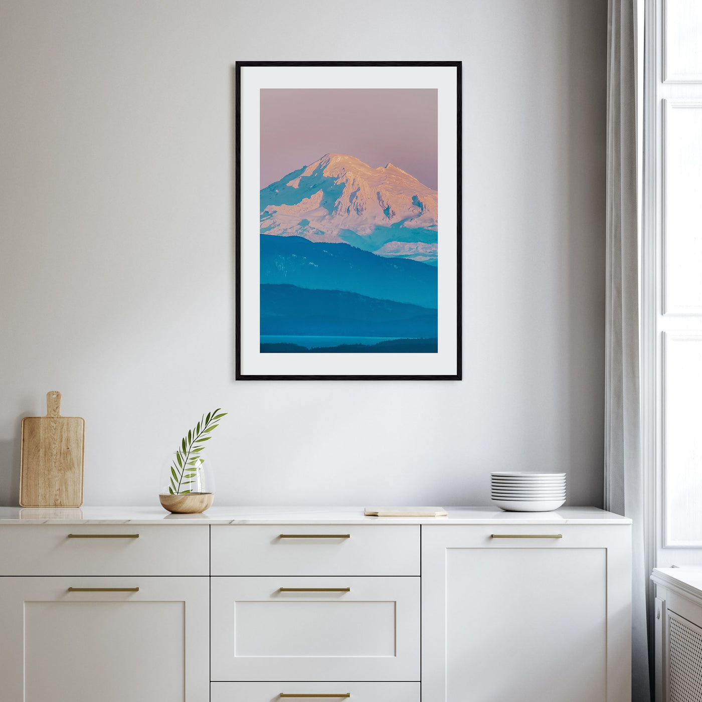 Mount Baker Photo Color Poster
