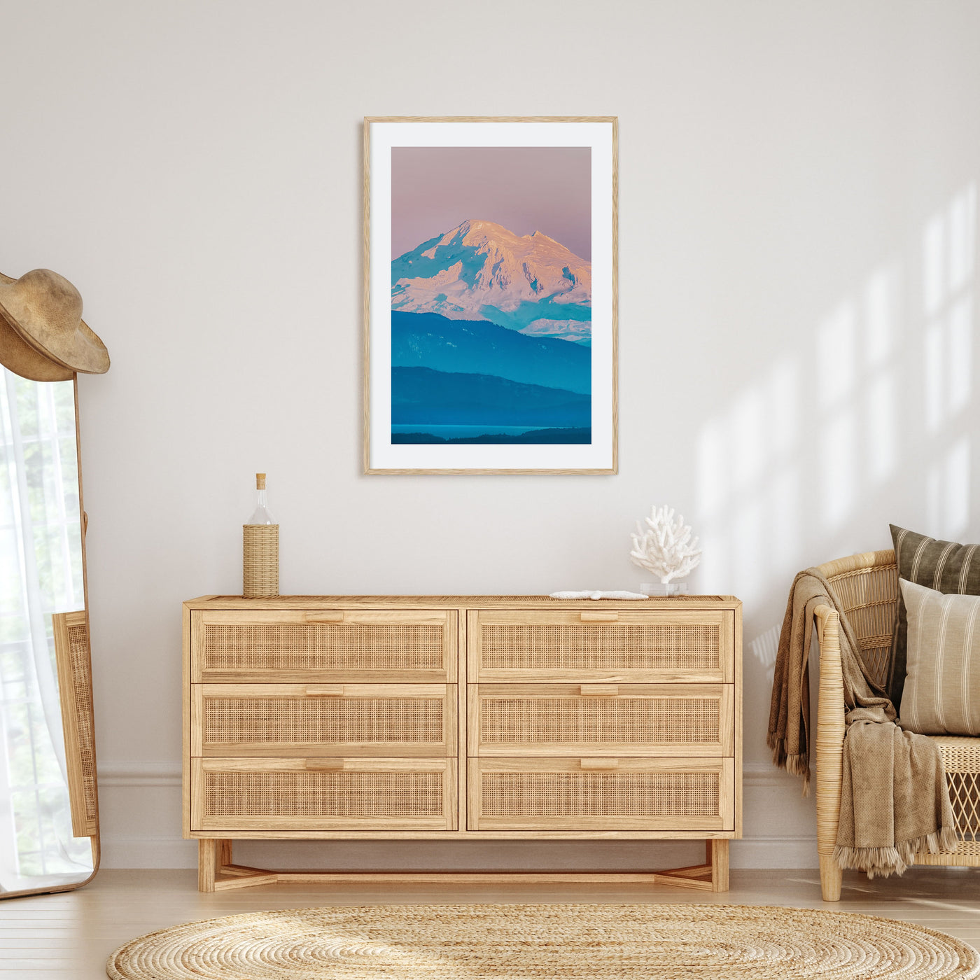 Mount Baker Photo Color Poster