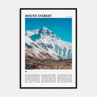 Mount Everest Travel Color Poster