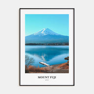 Mount Fuji Portrait Color Poster