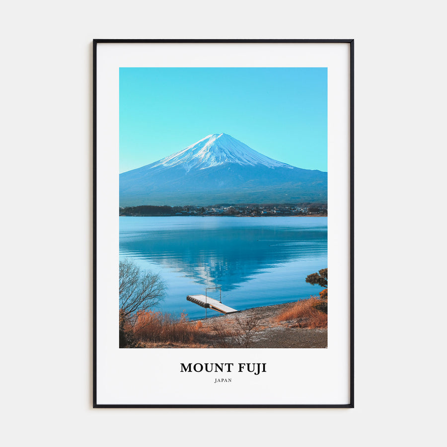 Mount Fuji Portrait Color Poster