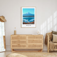 Mount Fuji Portrait Color Poster