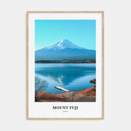 Mount Fuji Portrait Color Poster