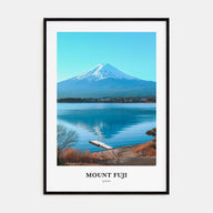 Mount Fuji Portrait Color Poster
