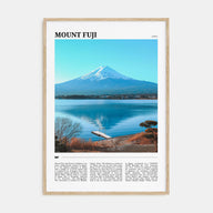 Mount Fuji Travel Color Poster