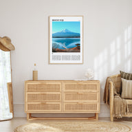Mount Fuji Travel Color Poster