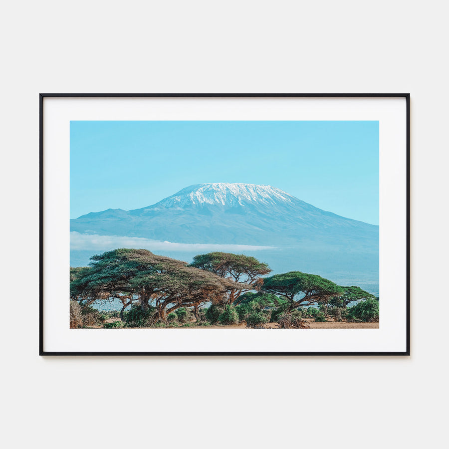 Mount Kilimanjaro Landscape Color Poster