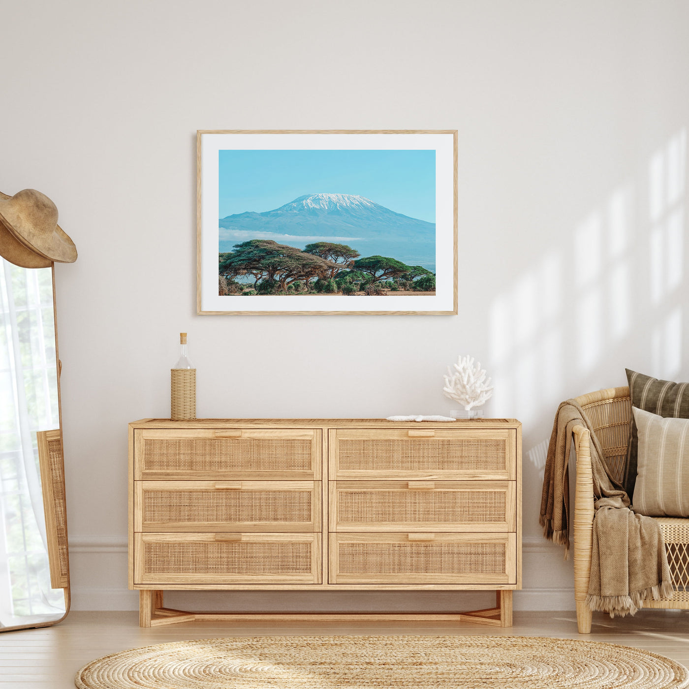 Mount Kilimanjaro Landscape Color Poster