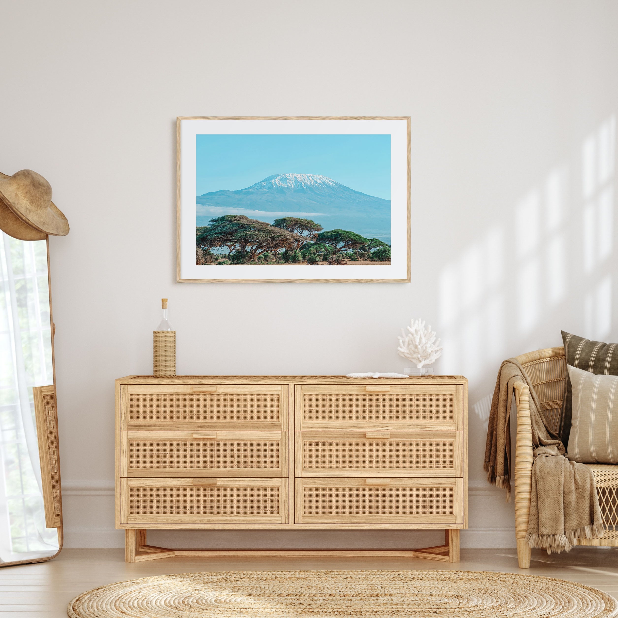 Mount Kilimanjaro Landscape Color Poster