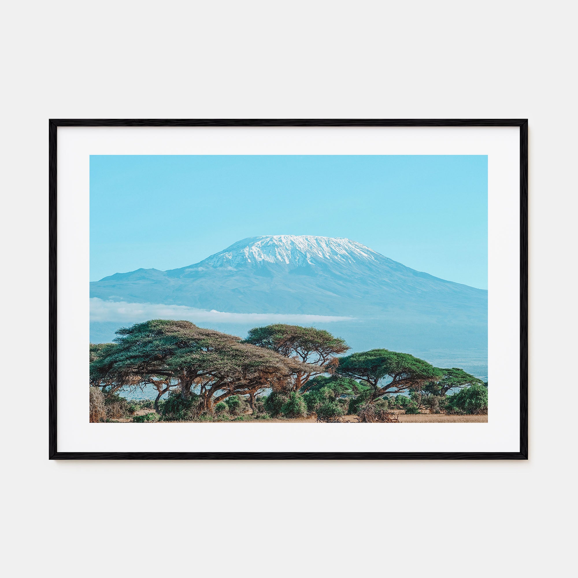 Mount Kilimanjaro Landscape Color Poster